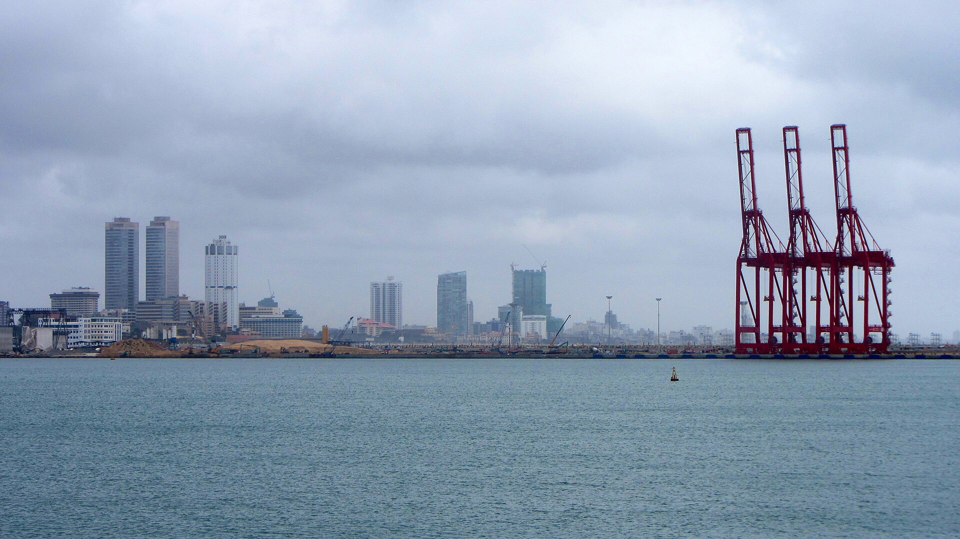 Colombo port crane operations