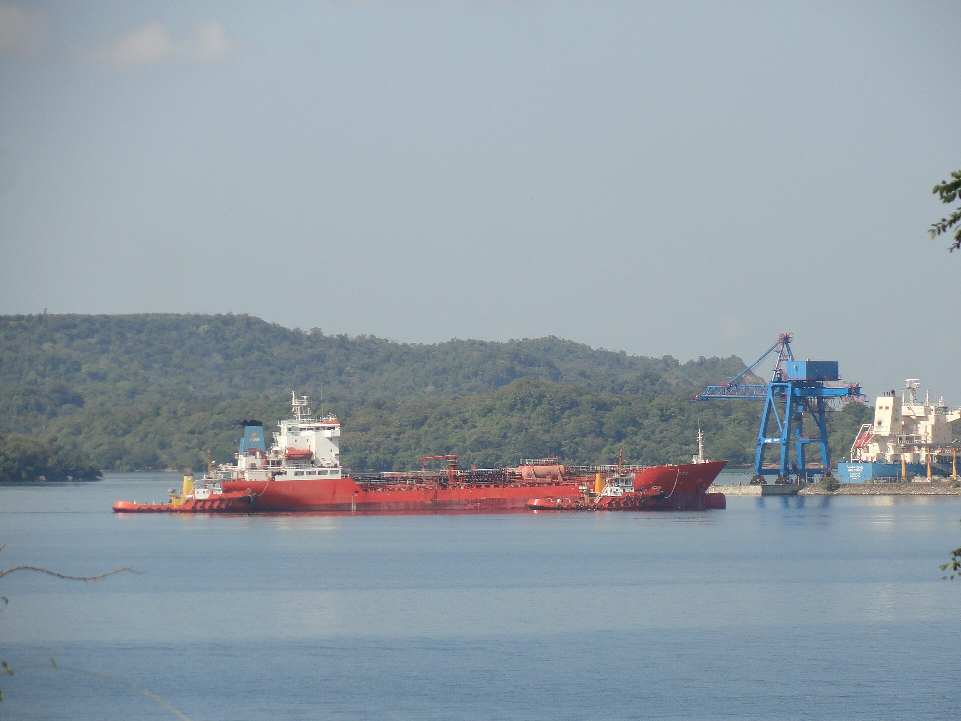 Trincomalee Harbour in Sri Lanka